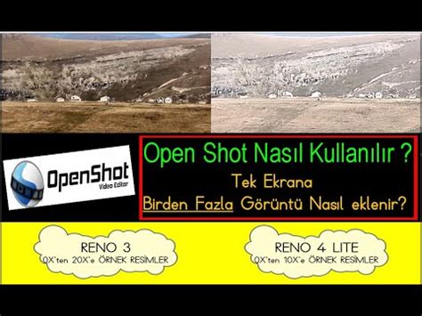 open shot nasıl kullanılır